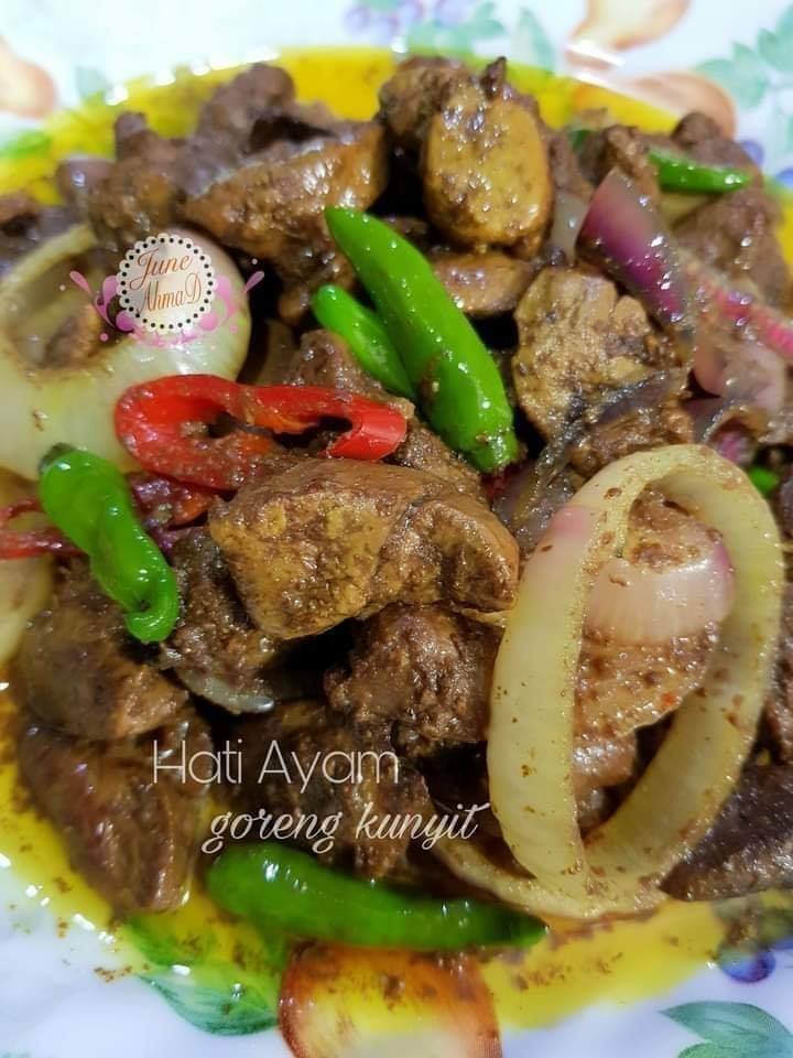 Hati Ayam Goreng Kunyit