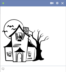 Haunted house emoticon