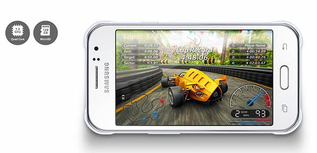 Hardware yang digunakan Samsung Galaxy J1 Ace 4G