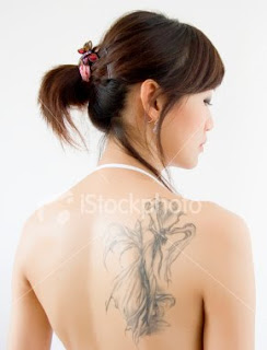 pretty tribal tattoo for girl