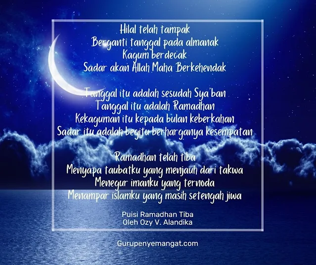 Puisi Menyambut Bulan Ramadhan untuk Anak SD Singkat