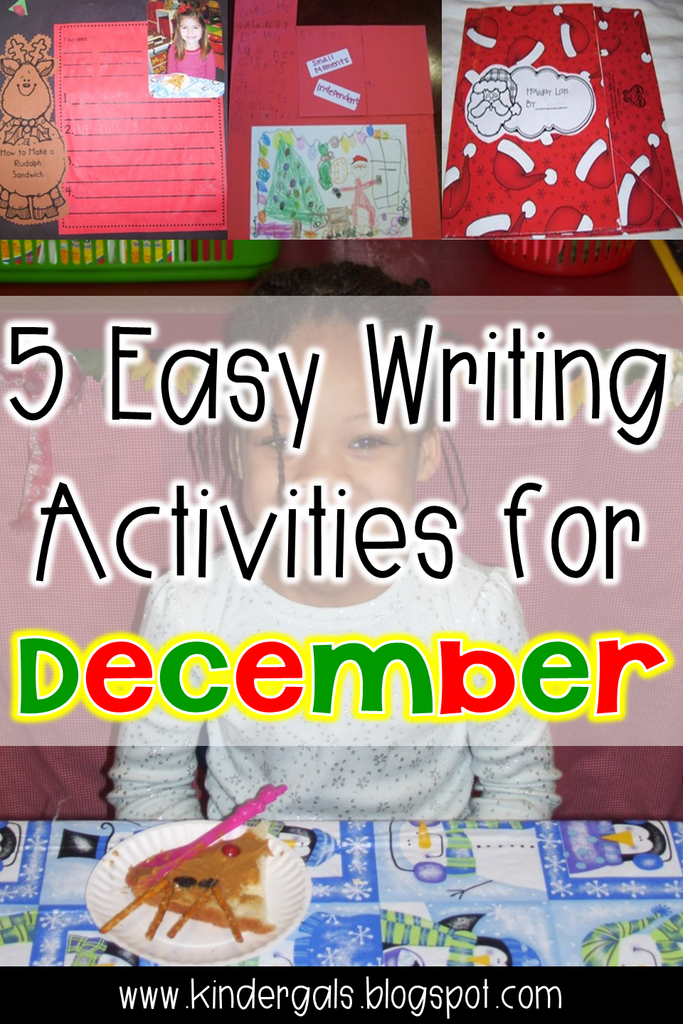 KinderGals: Five Christmas Writing Activities