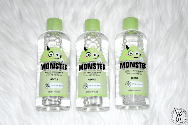 3 bottles micellar water