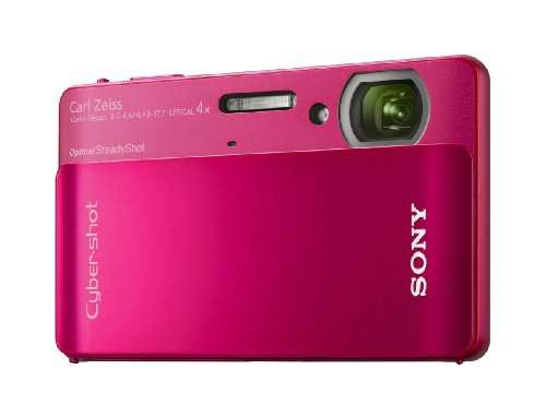 Sony Cyber-shot DSC-TX5 10.2MP CMOS Digital Camera with 4x Wide Angle Zoom with SteadyShot Image Stabilization and 3.0 Inch Touch Screen LCD (Red)