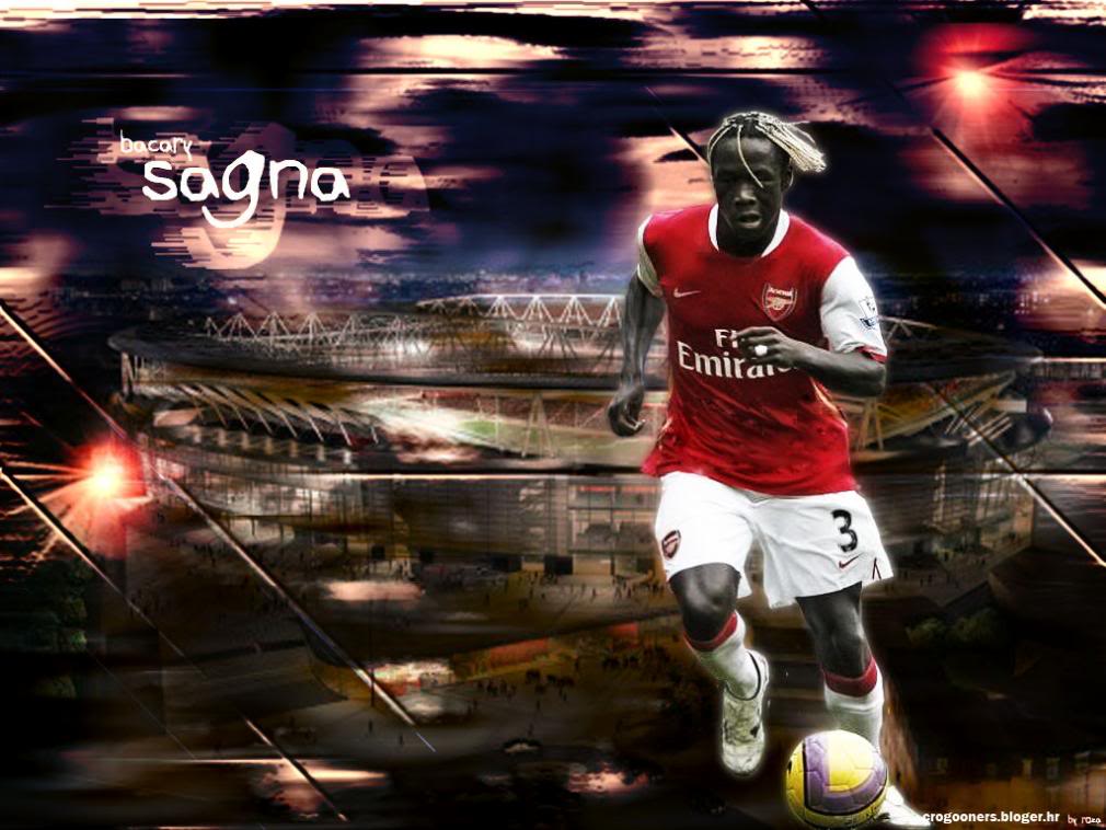 World Sports Hd Wallpapers  Bacary Sagna Hd Wallpapers Arsenal