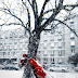 Przyszła zima... a z nią niecodzienne zimowe rzeźby w Lublinie/Winter photography in the city- street art- handwarms sculpture