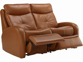 G Plan Eton Leather Recliner Sofa