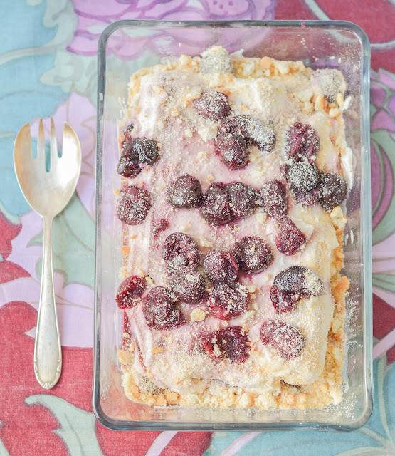 Yogurt and Cherries Tiramisu