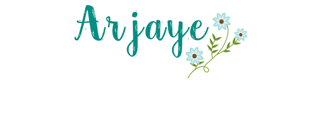 Picture of Arjaye's name with a flower next to it.