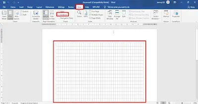 2 Cara Menampilkan Garis Grid di Microsoft Word
