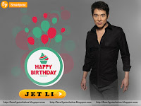 chines actor jet li in black dress with birthday message [720p]