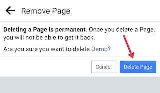 Facebook Page kaise Delete kare