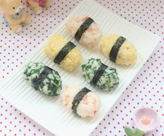 rice recipes for babies - colorful rice balls