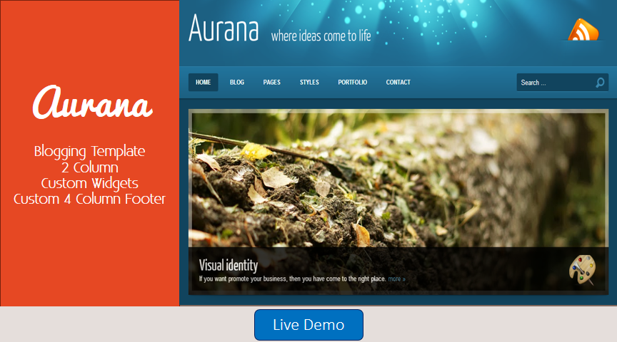 Aurana Blogger Template