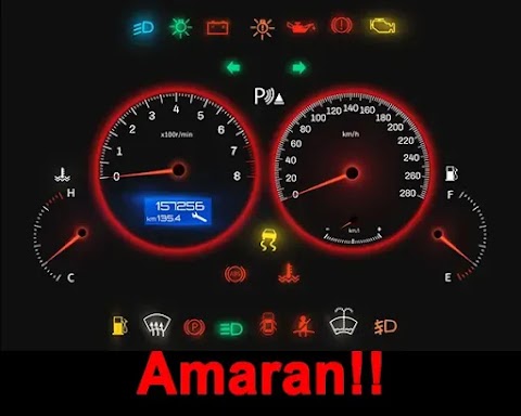 tanda tanda pada meter kereta