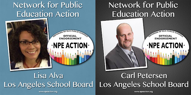 Carl Petersen and Lisa Alva for LAUSD