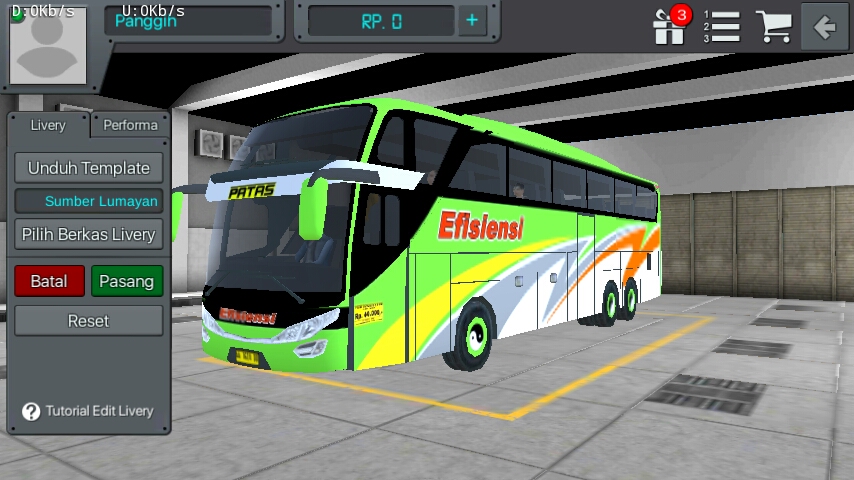 Download Livery SHD Bus  Simulator  Maleo  Serba Ada