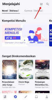 Cara mengganti bahasa webnovel