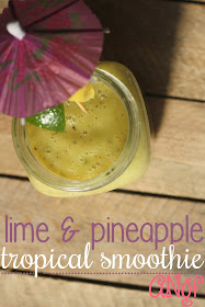 Kiwi, Lime & Pineapple Tropical Smoothie by Anyonita Nibbles Gluten Free