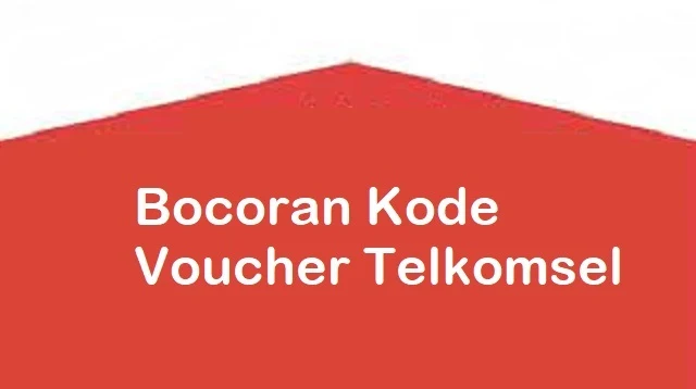 Bocoran Kode Voucher Telkomsel