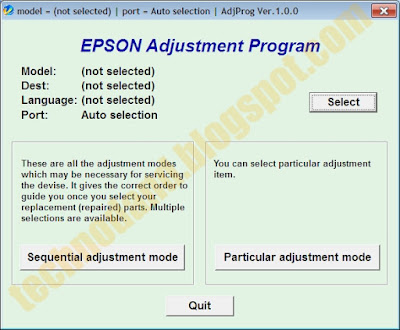 Cara Reset Printer Epson L110, L210, L300, L350 dan L355