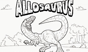 Cartoon Dinosaur Coloring Pages Free