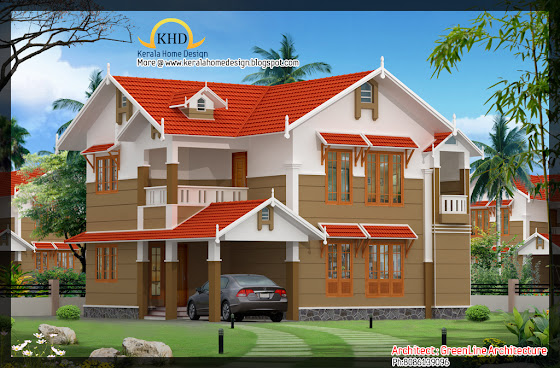 150 Square Meters (1616 Square Feet) Villa Elevation idea 