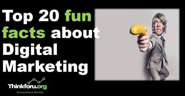 Cover Image of Top 20 fun facts about Digital Marketing