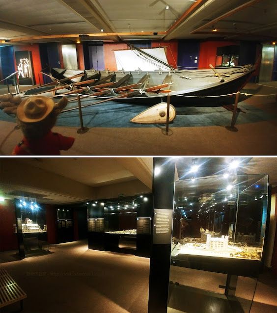 維京船與十一世紀建築的模型展示