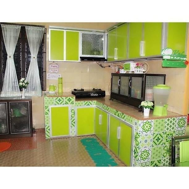 27+ Populer Gambar Dapur Nuansa Hijau