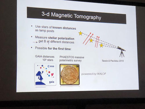 Knowing cosmic magnetic field is key to trajectory backtracking of cosmic rays (Source: COSPAR/ Vasiliki Pavlidou)