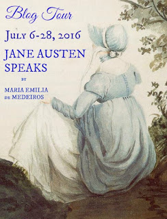 Book cover: Jane Austen Speaks by Maria Emilia de Medeiros