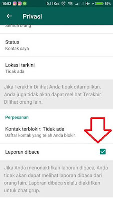  Inspirasi dari goresan pena ini berasal dari sahabat Cara Whatsapp Tidak Centang Biru, Meski Sudah di Baca!