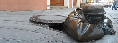 تمثال عمال النظافة في براتيسلافا، سلوفاكيا