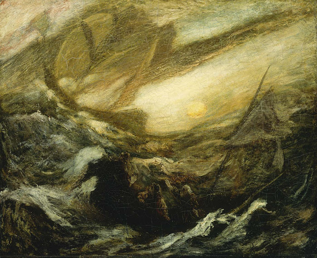 Albert Pinkham Ryder -The Flying Dutchman - c. 1896