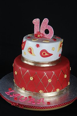 Sweet Sixteen Birthday Cakes on Cakes N Goodies  Sweet 16 Birthday Cake