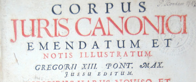 Corpus iuris canonici y Derecho romano