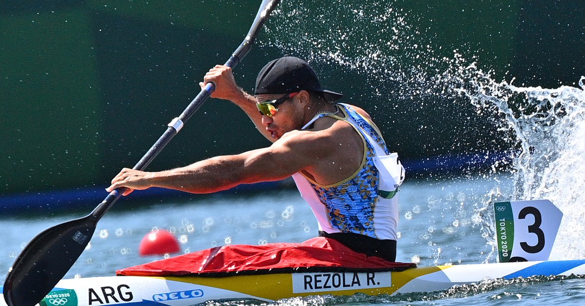 Argentina: Rubén Rezola a la semifinal de kayak individual 200m