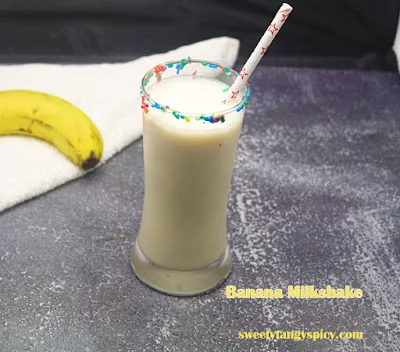 Banana Milkshake With Ice cream