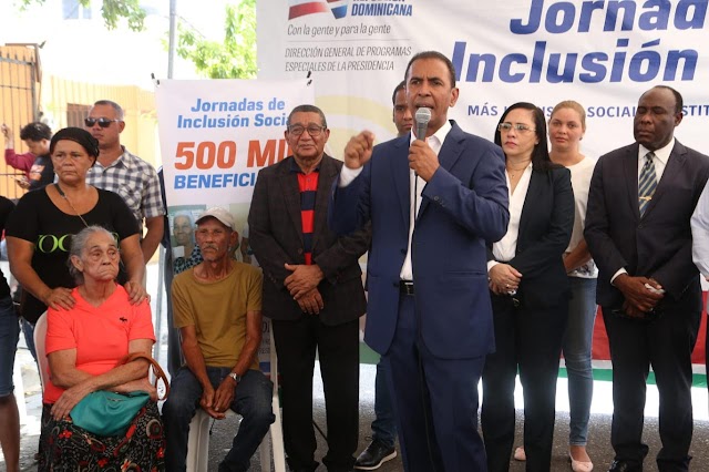 Plan de reducción de pobreza alcanza 500,000 beneficiarios durante jornada realizada en Cristo Rey   