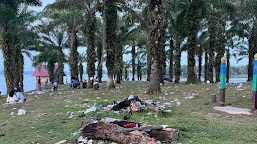 Jorok! Objek Wisata di Kampar Ini Jadi Perbincangan Warganet Gegara Pemandangan Sampah Berserakan 