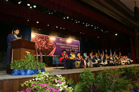 Opening prayer before any ceremony in Dewan Tunku Canselor.