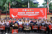 Wujudkan Pemilu Damai 2024 Bersama Wartawan, Presisi Seven Soccer Cup