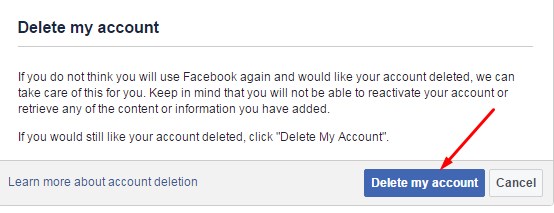 How to Deactivate Facebook id permanently