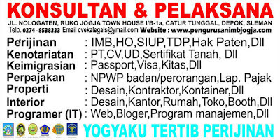 Perijinan Usaha Yogyakarta