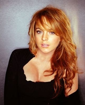 lindsay lohan hair color