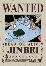 schichibukai jinbei bounty one piece