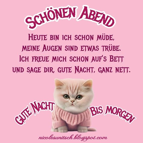 Gedichte von Nicole Sunitsch Autorin Schönen Abend Gedichte und
