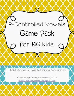 http://www.teacherspayteachers.com/Product/R-Controlled-Vowel-Game-Pack-for-Bigger-Kids-1033299