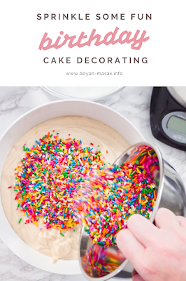 Step-by-Step Guide to Making a Birthday Cake Decoration with Sprinkles